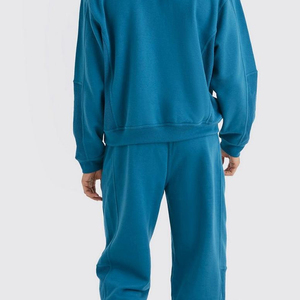 Wholesale 2025 Manufacture High Quality Custom Size Sublimation Tracksuits Oversized <b>Pullover</b> <b>Men</b> <b>Pullover</b> Tracksuit - Product Image 5