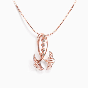 Pendentif de luxe vintage pour femme, en diamant de laboratoire, taille queue de poisson, serti griffe, plaqué rhodium, or 10K 14K 18K, argent 925 935, cadeau - Product Image 2