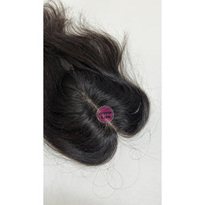 Mejor tupé de cabello indio Remy 100% Arrow Exim, color natural, doble capa, ligero, base de encaje 1.5x4, onda natural, 150% de densidad - Product Image 4