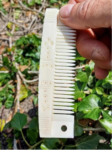 Peines de Hueso Tallados a Mano, Hechos con Hueso de Búfalo, Ideales para Tiendas de Accesorios para el Cabello y Estilistas, para Reventa - Product Image 5