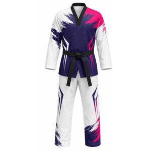 Taekwondo Uniform Cheap HEAVEN ROSE Taekwondo Dobok WTF ITF Traditional Uniforms Durable Breathable Taekwondo Uniforms - Product Image 5