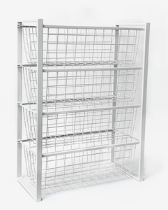 OEM/ODM Vietnam Factory Customized 4 Tier Storage Rack <b>Wire</b> <b>Basket</b> Drawer Organizer Shelf for Kitchen Bathroom Home Use - Product Image 3