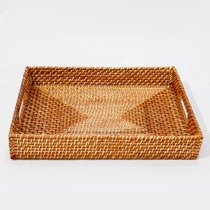 Panier de rangement multifonction en rotin naturel tissé Artex Dong Thap, respectueux de l'environnement, avec poignée, origine Vietnam - Product Image 6