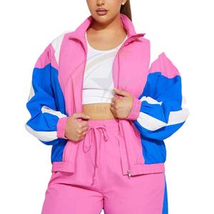 Ensemble coupe-vent d'été de grande taille pour hommes avec logo personnalisé, veste respirante, pantalon de jogging, tenue deux pièces coupe-vent - Product Image 1