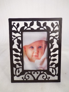 Silver Rectangle Metal Photo <b>Frame</b> With Beaded Edge Horizontal DesignWall decor Photo <b>frame</b> vintage <b>gold</b> and stone photo <b>frame</b> - Product Image 2