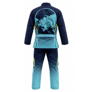 Uniforme de Artes Marciales BJJ Gi de Diseño Personalizado, Traje de Jiu Jitsu Brasileño Personalizable, Uniforme de Kimono de Jiu Jitsu Brasileño Unisex - Product Image 3