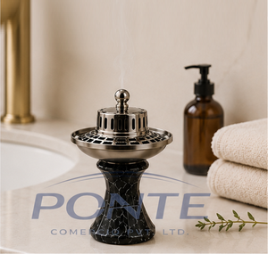 Wholesale Premium Stainless Steel <b>Hookah</b> Bowl With Integrated Heat Management System Luxury Marble Pattern Shisha Chillum - Product Image 2