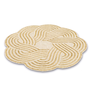 Handmade Glass Bead Placemat 14 Inch Leaf Design <b>Table</b> <b>Mat</b> for Dining Wedding Farmhouse Home Decor - Product Image 2