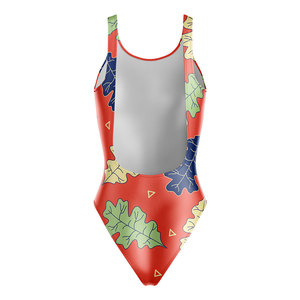 Traje de Baño de Una Pieza Personalizado por Sublimación para Mujer, Traje de Baño Elástico de Secado Rápido para Piscina, Playa y Deportes, Fabricación OEM - Product Image 5