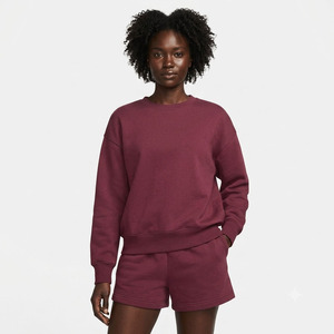 Women Fleece Sweat Shorts Set / Ladies Crew Neck Sweatshirt Casual Sweat Shorts Set / Women's Fleece Shorts Two Piece - Product Image 1
