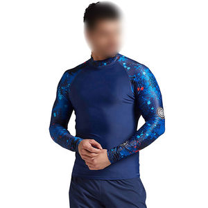 Rashguards pour hommes élégants avec logo personnalisé imprimé, prix abordable, respirants, sublimés, à manches longues, pour garçons, à prix avantageux - Product Image 1