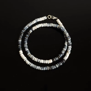 Natural Dendrite <b>Opal</b> Heishi Tyre Beaded <b>Necklace</b> Handmade Gemstone Jewelry Dendrite <b>Opal</b> Wholesale Bulk Fashion Choker For Her - Product Image 4