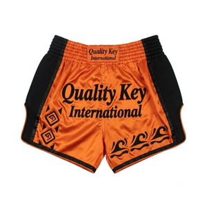 Shorts de boxe d'entraînement confortables et personnalisés en gros, shorts de Muay Thai et de MMA tendance pour l'entraînement de boxe - Product Image 6