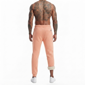 Wholesale DROGEN EXPORT Men's <b>Sherpa</b> <b>Lined</b> Fleece <b>Joggers</b> Lightweight Warm Spring Sweatpants Casual Activewear Athletic Pants - Product Image 2