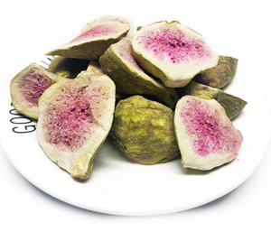 Organic Freeze-Dried Ripe Figs <b>Cubes</b> Sliced Diced Sour <b>Light</b> Crispy Bulk Vacuum Pack Snack for Smoothies Baking Cereal - Product Image 5