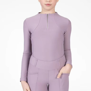 เสื้อเบสเลเยอร์สำหรับเด็กสำหรับขี่ม้า เนื้อผ้านุ่ม ยืดหยุ่น ระบายอากาศได้ดี สวมใส่สบาย สามารถปรับแต่งได้ - Product Image 1