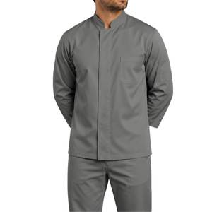 Uniforme de Chef de Cocina, 100% Algodón, Manga Larga, Unisex, Cierre de Botones, Tejido de Punto, Estampado Digital, Ropa de Trabajo para Personal de Restaurante y Hotel - Product Image 4