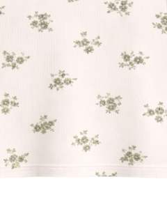Débardeur court côtelé personnalisé à col montant sans manches avec imprimé floral vert pour femme, coupe ajustée extensible, décontracté, tendance été - Product Image 5