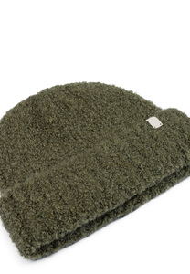 Bonnet tricoté chaud en polyester/coton uni, personnalisable avec logo, pour l'hiver, unisexe, camouflage en relief, broderie 3D – Vente en gros - Product Image 3
