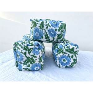 Boîte à bijoux en coton style bohème, légère, durable, respirante, imprimée à la main, pour le rangement en voyage et la vie en extérieur, modèle individuel - Product Image 2