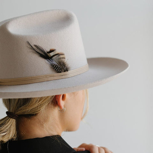 Felt Witch Hat Foldable Women Candy Color Cotton Knit Witch Hat for Festival Decoration Party Cosplay Wizard Witch Hat - Product Image 4