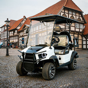 รถกอล์ฟขายส่งจากโรงงาน 4 ที่นั่ง รถกอล์ฟคลับคาร์ ใช้ได้บนถนน รถกอล์ฟไฟฟ้า พร้อมคอนโทรลเลอร์ Curtis และมอเตอร์ KDS - Product Image 1