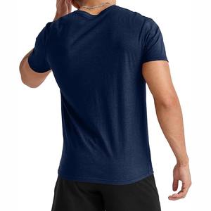 T-shirt personnalisé pour homme, 100% coton, de haute qualité, uni, grandes tailles, pour homme - Product Image 3