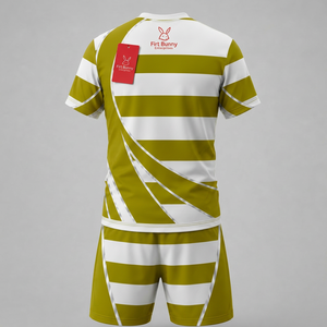 Uniforme de rugby premium con tela transpirable, control de humedad, ajuste atlético, costuras duraderas y personalización completa para clubes. - Product Image 4