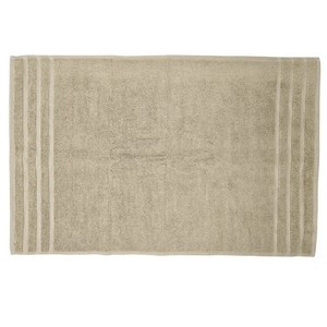Tapis de bain classiques en coton, rectangulaires, antidérapants avec base en caoutchouc, épaisseur moyenne, à poils ras, pour salle de bain - Product Image 1