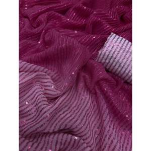 Hermosa Secuencia de bordado de trabajo Saree desgaste de fiesta para Club Dress-Up - Product Image 4