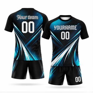 Conjunto de Uniforme de Voleibol Sublimado Personalizado OEM, Diseño Geométrico de Color Personalizado, Absorbe la Humedad, Unisex, Manga Corta, Corte Atlético - Product Image 1