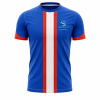 Dernier design, nouveau style, uniforme de football de qualité supérieure, couleur unie, manches courtes, respirant, séchage rapide, léger, en vente