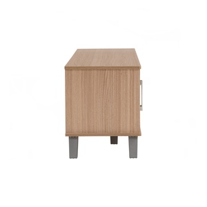 Modern Minimalist <b>Laminated</b> Board TV Cabinet Low board Media Console Entertainment Center with Four Storage Side Doors - Product Image 5