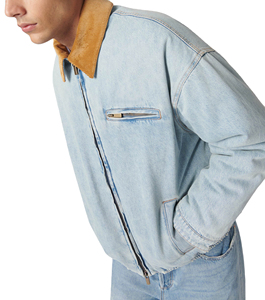 Custom Heavyweight Canvas Unisex Safari <b>Jacket</b> Winter Waterproof Reversible Crew Neck <b>Lined</b> Cotton Canvas Front Logo - Product Image 6