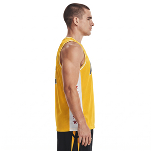 Camiseta de Baloncesto Personalizada para Hombre, Cuello Redondo, Sin Mangas, Ropa de Entrenamiento - Product Image 3