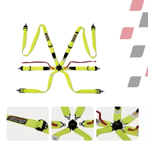 TBRACING FIA 8853 2016 Courroie de sport automobile Fabricant OEM ODM Vente en gros Ajusteurs en acier légers et sécurisés avec Velcro - Product Image 3