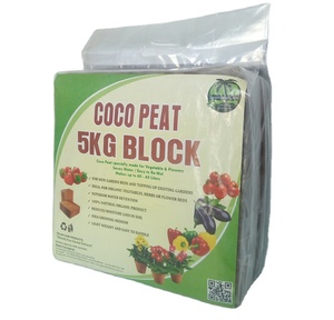 Blocs de cocofibre compressés de qualité supérieure, absorbant l'humidité, 5 kg, pour le conditionnement du sol et l'horticulture hydroponique, jardinage à domicile - Product Image 2