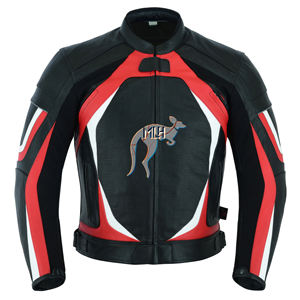 เสื้อแจ็คเก็ตหนังสำหรับขี่มอเตอร์ไซค์ คุณภาพพรีเมียม หนังจิงโจ้และหนังวัวแท้ ผลิตในประเทศปากีสถาน สำหรับนักขี่มอเตอร์ไซค์ แบบเจาะรู - Product Image 5