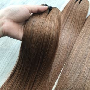 Bonestraight Extensions de cheveux humains vietnamiens de qualité supérieure> = 60% ratio de cheveux le plus long style vague brute trame de cheveux indiens HD dentelle - Product Image 3