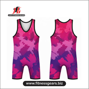 Professional Custom <b>Wrestling</b> Singlets | Sublimated Team Uniforms | High Elasticity Moisture Wicking 80% Polyamide 140g Unisex - Product Image 3