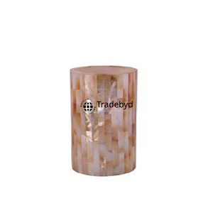 Portavelas de Lujo con Incrustaciones de Madreperla, Hecho a Mano, Decoración para el Hogar de Tradebyd - Product Image 1