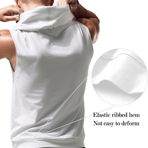 Sudadera sin Mangas para Hombre, Algodón Premium, para Entrenamiento Físico, con Capucha, Fabricante y Proveedor Mayorista OEM ODM - Product Image 6