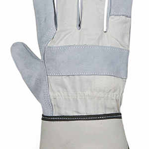 Gants de travail robustes pour la construction en extérieur, gants de sécurité en cuir de qualité supérieure pour le soudage, gants de travail canadiens en promotion - Product Image 6