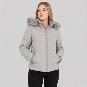 Bubble Jacket Oversized <b>Winter</b> Puffer Coat Warm <b>Quilted</b> Insulated Outerwear Lightweight Hooded Jacket Casual Fashion Women - Product Image 4