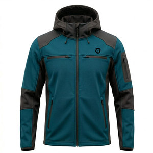 Veste d'hiver softshell pour homme, imperméable, légère, pour la marche, le camping, la course à pied et l'usage quotidien - Product Image 1