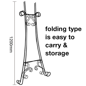 Soporte Decorativo de Hierro para Flores, para Uso en Interiores y Exteriores, Decoración para el Hogar y Jardín, Exhibiciones para Bodas y Eventos - Product Image 3