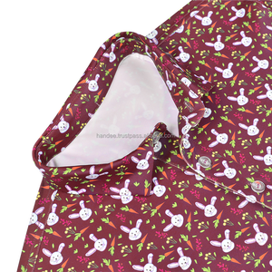 เสื้อโปโลสำหรับผู้ชายพิมพ์ลายดิจิตอลเสื้อถักผ้าโพลีเอสเตอร์ - Product Image 3