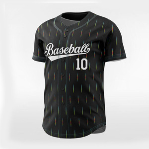 Camiseta de Béisbol Transpirable con Estampado Digital 100% Poliéster, Profesional, Auténtica, para Equipos, Tallas Grandes, Personalizable - Product Image 4