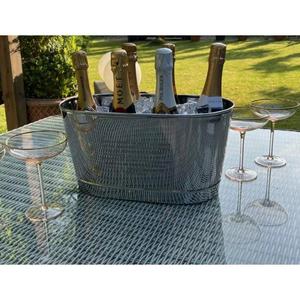 Bac à glace en fer à grande capacité pour canettes de boissons et aliments, seau à glace en tôle, fournitures pour événements, décoration de table de fête, refroidisseur à vin - Product Image 6