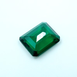 Esmeralda Verde de Rajastán Cultivada en Laboratorio, Corte Cojín, 10x8x4mm, 2.50 Quilates, con Juego de Color/Fuego, para Joyería - Product Image 4